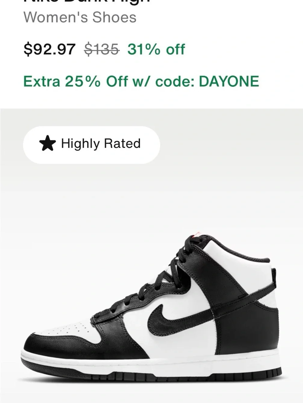NEW Nike Dunk Hightop - Picture 8 of 8